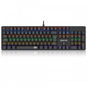 Teclado Mecânico Gamer Redragon Valheim Rainbow, Switch Brown, USB, ABNT2, Full-Size, Preto - K608-R (PT-BROWN)