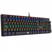 Teclado Mecânico Gamer Redragon Valheim Rainbow, Switch Brown, USB, ABNT2, Full-Size, Preto - K608-R (PT-BROWN)