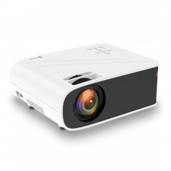 Projetor Goldentec GT5000, 1920x1080, Full HD, 5000 Lumens, HDMI, USB, AV e VGA, Bivolt, Branco - 60862