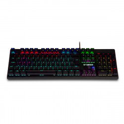 Teclado Mecânico Gamer Goldentec GT Mechanical 2, LED RGB, Anti Ghosting, Switch Blue, ABNT2, Preto - 51769