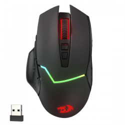 Mouse Gamer Redragon Mirage Pro, Wireless, RGB, 8000 DPI, 8 Botões Programáveis, Preto - M690-PRO