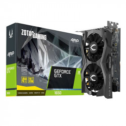 Placa de Vídeo Zotac GTX 1650 AMP Core, NVIDIA GeForce 4GB, GDDR6, 128Bit, DVI DP HDMI - ZT-T16520J-10L