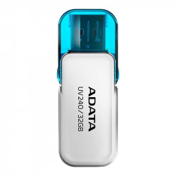 Pen Drive Adata 64GB UV240, USB 2.0, Branco - AUV240-64G-RWH