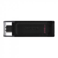 Pen Drive Kingston 256GB DataTraveler 70, USB, Type-C 3.2, Preto - DT70/128GB