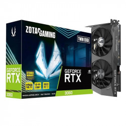 Placa de Vídeo Zotac NVIDIA GeForce Gaming RTX 3060 Twin Edge OC, 12GB, GDDR6, 192 Bits, 15Gbps, Ray Tracing - ZT-A30600