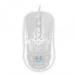 Mouse Gamer Dazz Horus, RGB, 12000DPI, 7 Botões, USB 2.0, Branco - 62000092