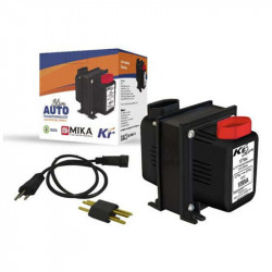 Autotransformador KF, Tripolar, 1050VA, Slim, Bivolt 110/220V, Preto - TRF0894