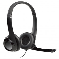 Headset Logitech, USB, Branco - H390