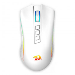 Mouse Gamer Redragon Cobra Pro White, RGB, Wireless, Sem Fio, 16000DPI, 8 Botões Programáveis, Branco - M711W-PRO