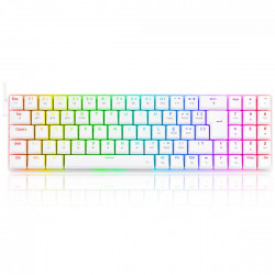 Teclado Gamer Mecânico Redragon Ashe Pro RGB, Switch Brown, ABNT2, Branco - K626P-KBS-W (PT-BROWN)