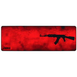 Mousepad Gamer Rise Mode Speed, AK47, Estendido (900x300mm), Vermelho - RG-MP-06-AKR