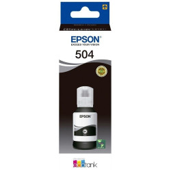 Refil de Tinta Epson Para L4150 e L4160 T504, Preto - T504122