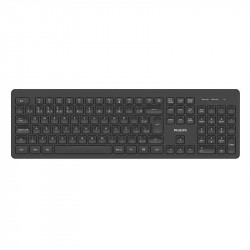 Teclado Sem Fio Philips, Wireless, ABNT2, Preto - SPK6308B