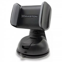 Suporte Universal Veicular Para Smartphone e Celular H`Maston, Preto - CJ-10