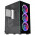 Gabinete Gamer K-Mex Wind Multicolor, CG-10H3, RGB, Lateral em Vidro, 3 Fan Led, Sem Fonte, Preto - CG10H3RH001CB0X