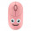 Mouse Sem Fio Bright Emoji Kids Pink, Wireless, USB, 3 Botões, Rosa - KMS001