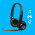 Headset Logitech, USB, Branco - H390