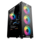 Gabinete Gamer Hayom GB1739, Tampa Lateral de Vidro, Sem Fans, Sem Fonte, Preto - GB1739