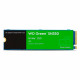 SSD WD Green SN350, 1TB, M.2 2280, PCIe, NVMe, Leitura: 2400MB/s, Gravação: 1850MB/s, Verde - WDS100T2G0C