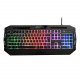 Teclado Gamer C3Tech, LED Multicores, Multimídia, USB, ABNT2, Preto - KG-80BK