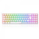 Teclado Gamer Mecânico Redragon Pollux, RGB, Switch Red, ABNT2, Branco - K628-RGB-W (PT-RED)