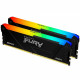 Memória Kingston Fury Beast, RGB, 32GB (2X16GB), 3200MHz, DDR4, CL16, Preto - KF432C16BB12AK2/32