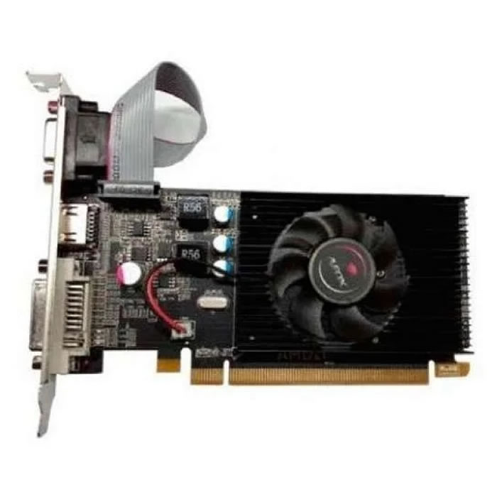 Placa de Vídeo Afox R5 230, Radeon 1GB, DDR3, 64Bit, VGA DVI HDMI