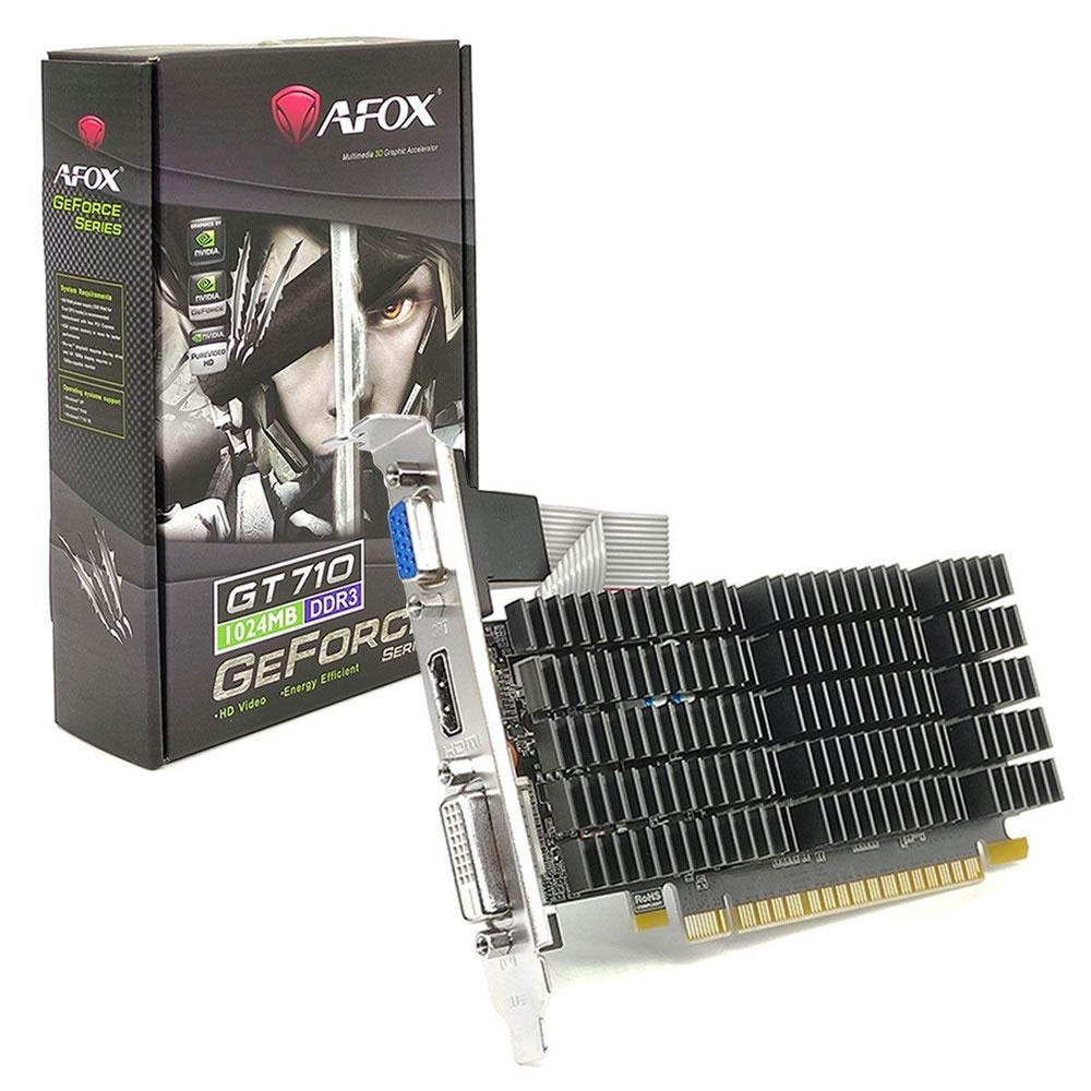 MSI NVIDIA GeForce GT 710 1GB GDDR5 VGA/DVI/HDMI Low Profile PCI